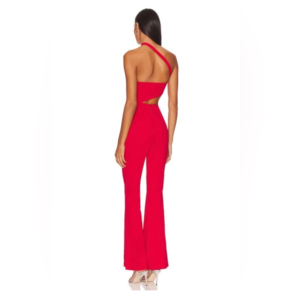 Revolve Emilie Cut Out Jumpsuit in Red - Picture 2 of 6